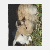 Kleine vloedbunnies fleece deken (Voorkant)