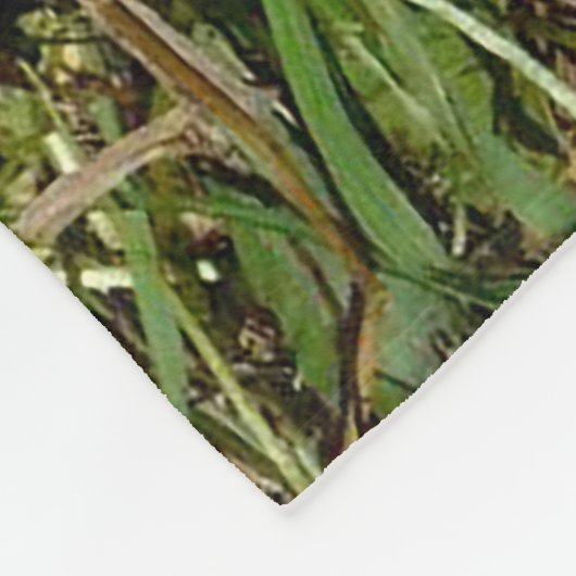 Kleine vloedbunnies fleece deken (Hoek)