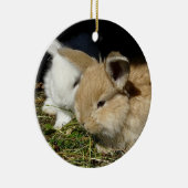 Kleine vloedbunnies keramisch ornament (Rechts)