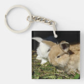 Kleine vloedbunnies sleutelhanger (voorkant)