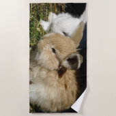 Kleine vloedbunnies strandlaken (Voorkant)