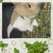 Kleine vloedbunnies theedoek (Gevouwen)