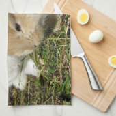 Kleine vloedbunnies theedoek (Quarter Fold)