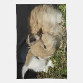 Kleine vloedbunnies theedoek (Verticaal)