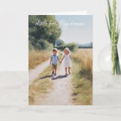 Kleine voeten. Grote dromen. Aankondiging (Voorkant)