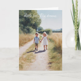 Kleine voeten. Grote dromen. Aankondiging