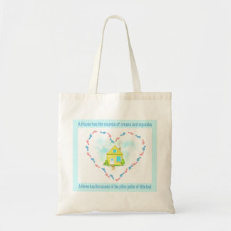 Kleine voetjes canvas tas