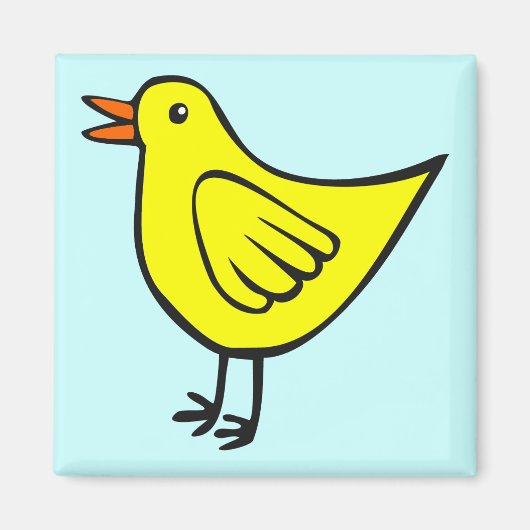 Kleine Vogel 01 Magneet (Voorkant)