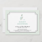 kleine vogel {baby shower uitnodiging} kaart (Voorkant)