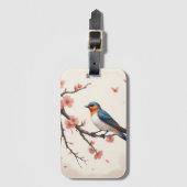 Kleine Vogel Bagagelabel (Voorkant (verticaal))