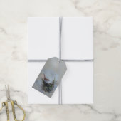Kleine Vogel Cadeaulabel (Met Touw)