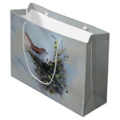 Kleine Vogel Groot Cadeauzakje (Voorkant Gekanteld)