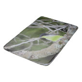 Kleine vogel grote badmat (Gekanteld)