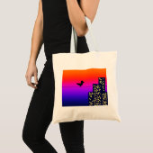 Kleine vogel in de Big City Tote Bag (Voorkant (product))