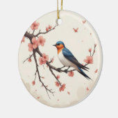 Kleine Vogel Keramisch Ornament (Links)