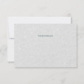 Kleine vogel Kleurrijke Bloemen Dank u kaart (Achterkant)