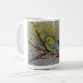 Kleine vogel koffiemok (Voorkant links)