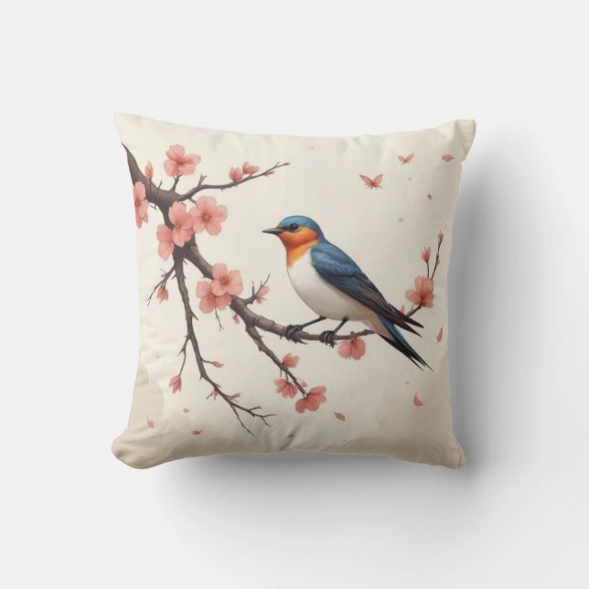 Kleine Vogel Kussen (Voorkant)