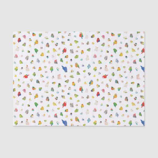 Kleine vogel Loafs Tissuepapier (Voorkant)