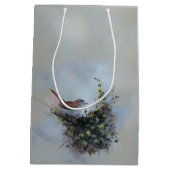 Kleine Vogel Medium Cadeauzakje (Achterkant)
