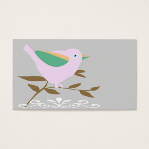 Kleine vogel visitekaartjes