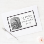 kleine vogeletsplaat rechthoekige sticker (Envelop)