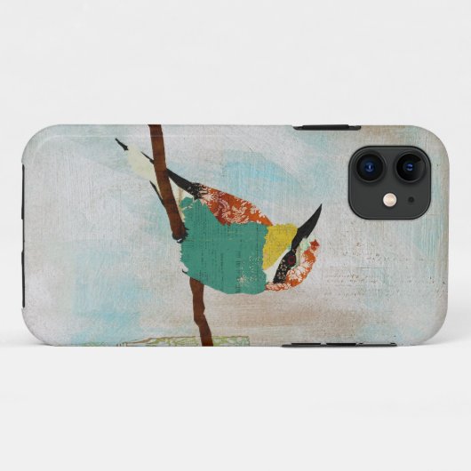 kleine vogelgeval iPhone Case (Achterkant (horizontaal))