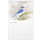 Kleine Vogels 2026 Kalender (Jan 2027)