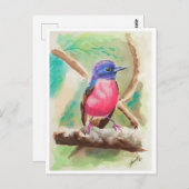 Kleine vogels #9 briefkaart (Voorkant / Achterkant)