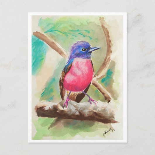 Kleine vogels #9 briefkaart (Voorkant)