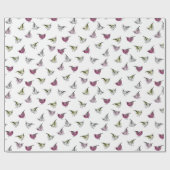 Kleine vogels cadeaupapier (Vlak)