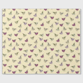 Kleine vogels cadeaupapier (Vlak)