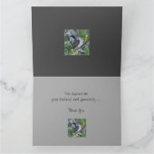 Kleine vogels Dank je Bedankkaart (Binnen)