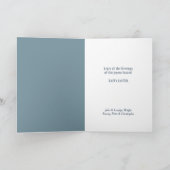 Kleine vogels en madeliefjes Franse paasgroet Feestdagen Kaart (Binnen)