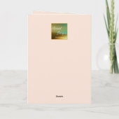 Kleine Vogels in Branch - Kerstwensen Feestdagen Kaart (Achterkant)