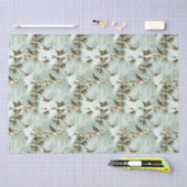 Kleine vogels in de sneeuw tissuepapier (Craft)