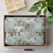 Kleine vogels in de sneeuw tissuepapier (Geschenk)