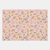 Kleine vogels in het voorjaar inpakpapier vel (Voorkant 3)