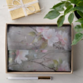 Kleine vogels met bloeiende bloemen Decoupage Tissuepapier (Geschenk)