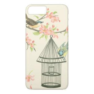 Kleine vogels op een bijkantoor en op een vogelkoo Case-Mate iPhone case