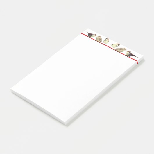 Kleine vogels post-it® notes (Schuin)
