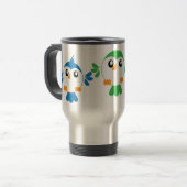 Kleine vogels reisbeker (Voorkant links)