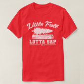 Kleine Volledige Lotta Sap Kerstvakantie T-shirt (Design voorkant)