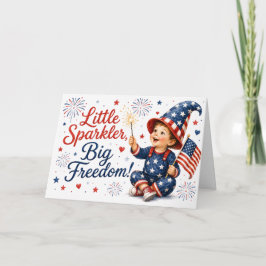 Kleine Vonk, Grote Vrijheid! Patriotische Groet  Kaart