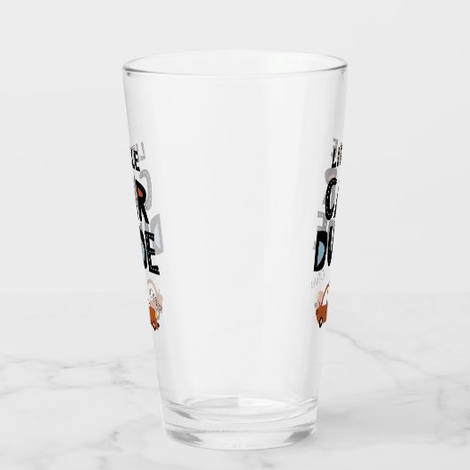 Kleine voornaam autokerst Drink Glas (Rechts)