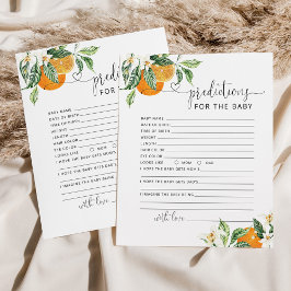 Kleine voorspellen voor de baby