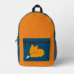 Kleine vos bedrukte rugzak