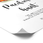 Kleine vos - Fopspeen jacht baby shower spel Poster (Hoek)