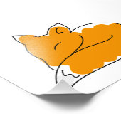 Kleine vos foto afdruk (Hoek)