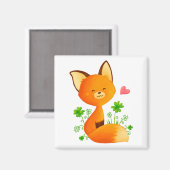 Kleine vossen magneet (Voorkant / Achterkant)